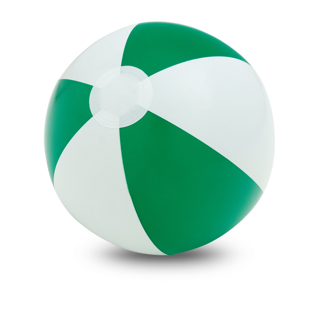 Ballon gonflable personnalisable bicolore Vert 